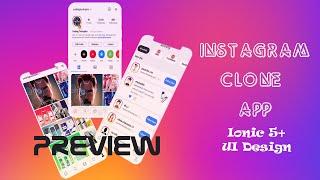 Instagram Clone App | Ionic 5 UI | @CodingTechnyks