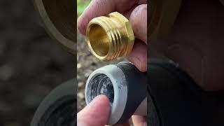 Heavy Duty Fix For A Smashed Up Garden Hose! # #plumbing #hack #helpingothers