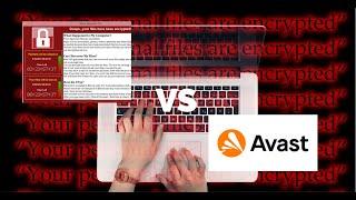 WANNACRY ransomware vs AVAST antivirus