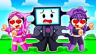 TV MAN & YANDERE GIRLS ARE STUCK TOGETHER!