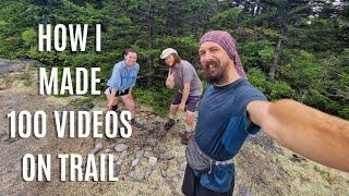 HOW TO VLOG A THRU HIKE For Beginners | Appalachian Trail Photographer Explains