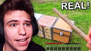 Am transformat MINECRAFT in VIATA REALA! *REALISTIC*