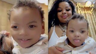 Chrisean Goes Live With Son Junior After Criticism From His Grandma Karlissa! 