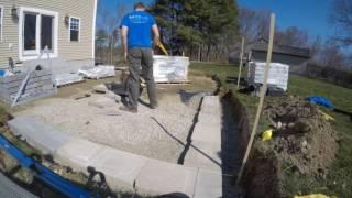 Techo Bloc Paver Patio Construction Time Lapse