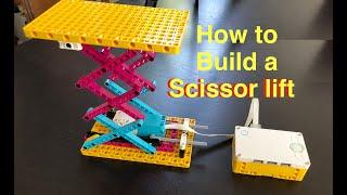 How to Build a Scissor Lift Using LEGO Spike Prime