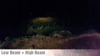 Autofeel 52 inch + 22 inch Led bars vs Low Beam + High Beam