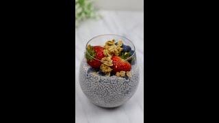 Chia Pudding with Fresh Fruits #Shorts