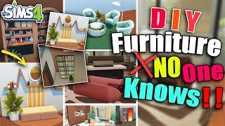 DIY Furniture Build in Sims 4 #sims4hacks #sims4ideas