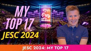 Junior Eurovision 2024: My Top 17 