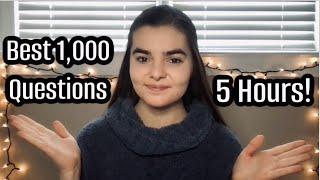 ASMR The Best 1,000 Trivia Questions of 2022 | 5 Hours