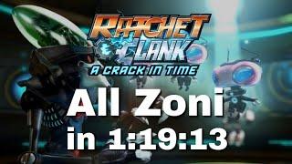 [WR] Ratchet and Clank: A Crack in Time All Zoni in 1:19:13