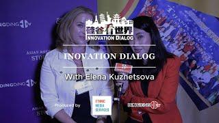 Elena Kuznetsova at Ethic Media Conference & Expo & Awards - Ding Ding TV interview