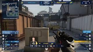 S1MPLE INSANE 1V4 AWP CLUTCH AGAINST MAD LIONS | TRAIN | NA'VI VS MAD LIONS | IEM BEIJING 2020