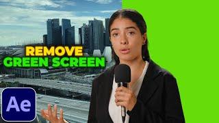 How to Remove Green Screen in After Effects | Green Screen Removal Tutorial