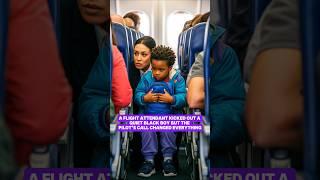 A Flight Attendant Kicked Out a Quiet Black Boy — But the Pilot’s Call Changed Everything