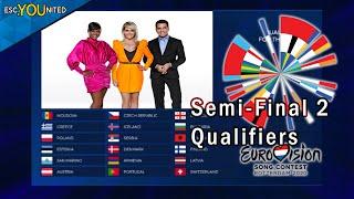 EUROVISION 2020 - Semifinal 2 Qualifiers | ESC United Song Contest 2020