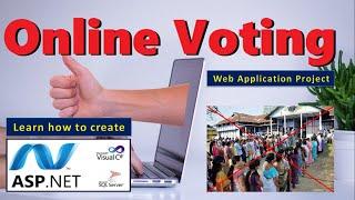 Online Voting MLA MP Election C# asp.net Sql Server Web Project | BE BCA Diploma Project asp221