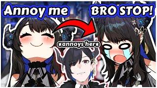 Nerissa asked her brother to annoy her and she was actually annoyed by it [Hololive EN]