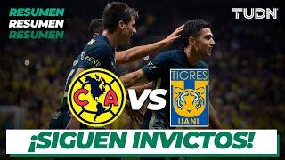 Resumen y goles | América vs Tigres | Tour Águila 2021 | TUDN