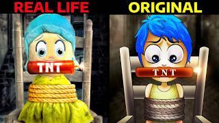 SAVE ME! INSIDE OUT - Real Life VS Original! The Best Animation TikToks in Real Life + react №6