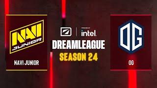 Dota2 - NAVI Junior vs OG - DreamLeague Season 24 - CQ - WEU