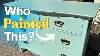 Amazing RESTORATION of a 1920s Painted Antique Dresser