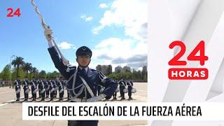 Desfile del Escalón de la Fuerza Aérea de Chile en la Gran Parada Militar 2024 | 24 Horas TVN Chile