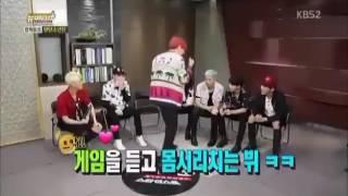 160525 BTS @ KBS STARDUST - Paper kissing game