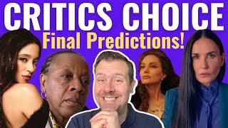 Final Critics Choice Predictions 2025!