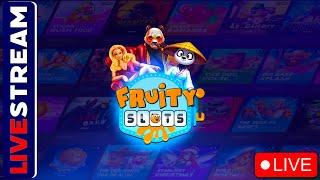 🟢 LIVE MONDAY SLOTS ACTION! - Bonuses, Big Wins & Live Chat | Fruity Slots | Hideous Slots