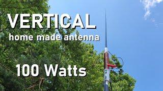 MULTIBAND VERTICAL PORTABLE ANTENNA home made