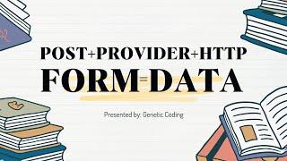 POST METHOD #PROVIDER #HTTP #FLUTTER  Uploading Data with FORM DATA with  provider and http method