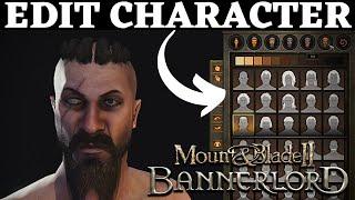 Bannerlord HOW TO EDIT CHARACTER DURING THE GAME