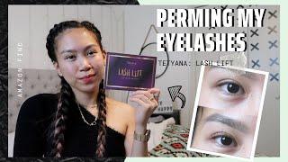 TRYING TO PERM MY EYELASHES | TETYANA LASH LIFT