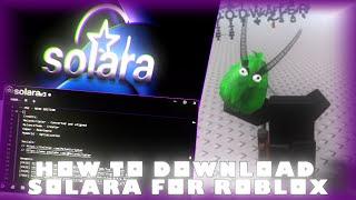 [Roblox Showcase] How to use Solara in 2024! [Scripts/Exploits]