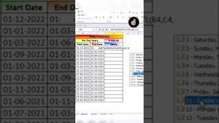 Excel Trick FOr calculating Salary update