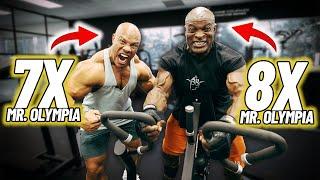 FIRST EVER TRAINING SESSION | Phil Heath & Ronnie Coleman | 15 Olympias