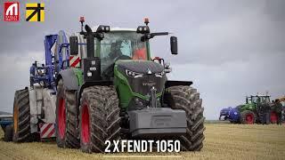 2x Fendt 1050 à l'enfouissement | Agrometer AS | Démonstration Martel/CSA