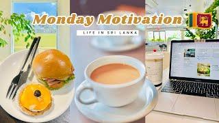 MONDAY MOTIVATION (vlog): productive day in the life, romanticize your mornings, coffee work date