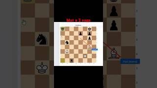 Мат в 2 хода. Отрывок с занятия. #chess777 #chess #шахматы #топ # обучение #дети