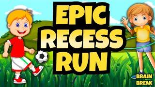 Recess Run! Brain Break for Kids | PE Warmup | Go Noodle
