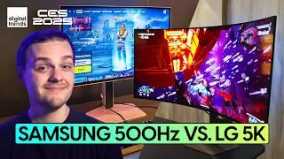 Gaming Monitors Evolved | Samsung 500Hz or LG 5K Ultrawide?