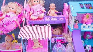 12 Minutes Satisfying With Unboxing My Fancy Life Barbie Princess Dream House Toys ASMR Review