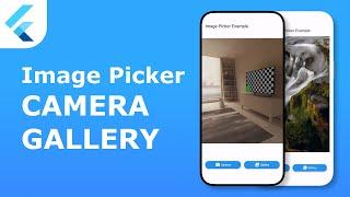 Image Picker from Camera & Gallery - Flutter Tutorial