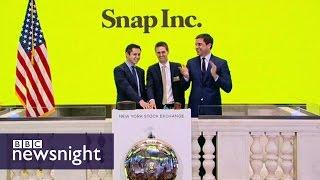 Snapchat: New era of communication? - BBC Newsnight