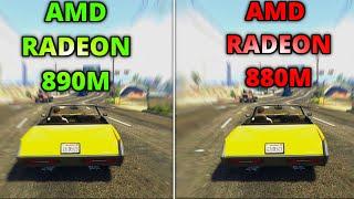 AMD Radeon 880M vs AMD Radeon 890m  test in 8 games