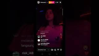 Kienzy Mylien Live Instagram Sambil Dugemwahwahh