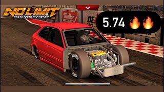 No limit drag racing 2 tune honda civic ek9 5.74 