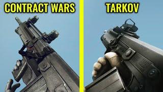 Contract Wars vs Escape from Tarkov - Weapons Comparison