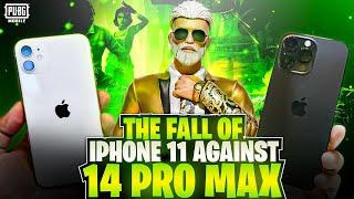 60 FPS Can iPhone 11 Still Beat 120 FPS iPhone 14 Pro Max ? Shocking Intense Pubg/bgmi Battle! 